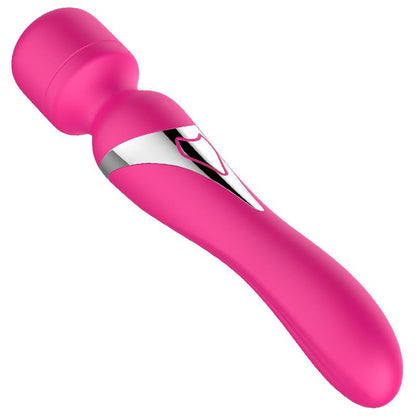 Dual Massager - Design G-spot Vibrator - 22.6 cm - 7 Pulsation Modes and 7 Functions - Rechargeable - Width 3.2/4.2 cm - Luxury Gift Box - Pink