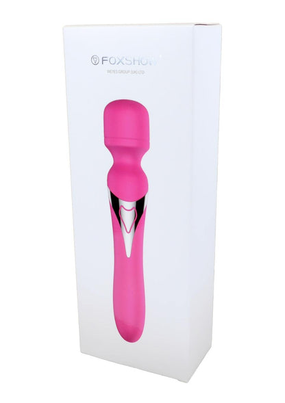 Dual Massager - Design G-spot Vibrator - 22,6 cm - 7 Pulsatiestanden en 7 Functies - Oplaadbaar - Breedte 3,2/4,2 cm - Luxe Geschenkdoos - Roze