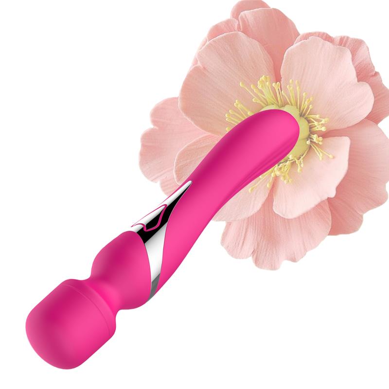 Dual Massager - Design G-spot Vibrator - 22.6 cm - 7 Pulsation Modes and 7 Functions - Rechargeable - Width 3.2/4.2 cm - Luxury Gift Box - Pink