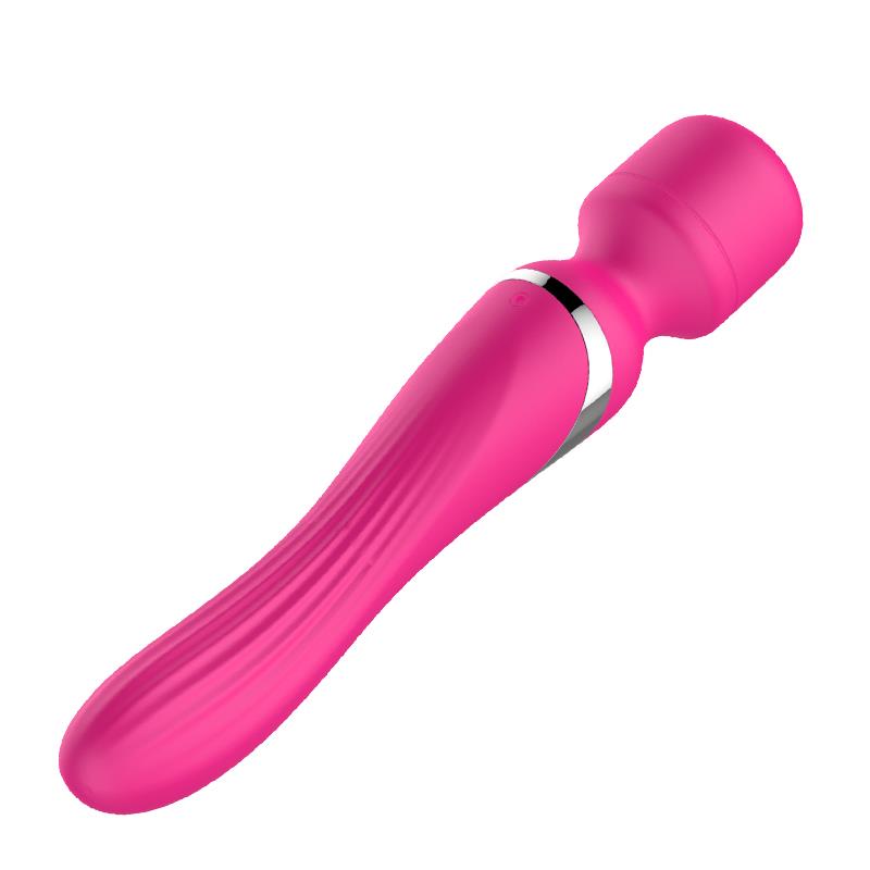 Dual Massager - Design G-spot Vibrator - 22.6 cm - 7 Pulsation Modes and 7 Functions - Rechargeable - Width 3.2/4.2 cm - Luxury Gift Box - Pink