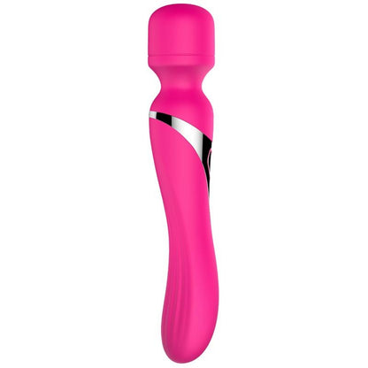 Dual Massager - Design G-spot Vibrator - 22.6 cm - 7 Pulsation Modes and 7 Functions - Rechargeable - Width 3.2/4.2 cm - Luxury Gift Box - Pink