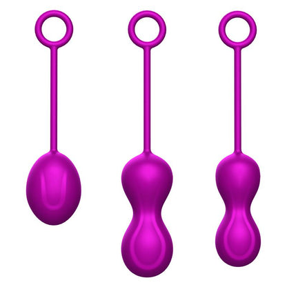 Kegel Balls 3-Pack Set - Luxury Gift Box - Purple - Geisha Ball Set