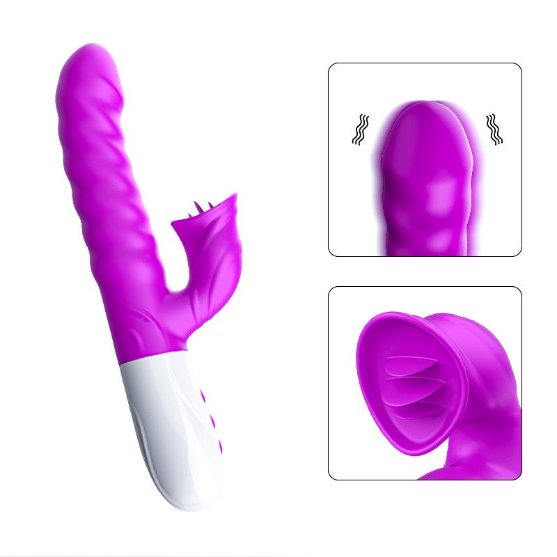 Bossoftoys - 63-00058 - Vibrator Silicon - Vibrator - 7 Functions and Heating Mode - Rechargeable