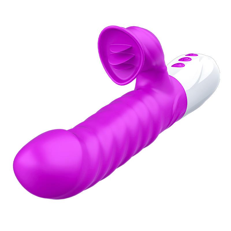 Bossoftoys - 63-00058 - Vibrator Silicon - Vibrator - 7 Functions and Heating Mode - Rechargeable