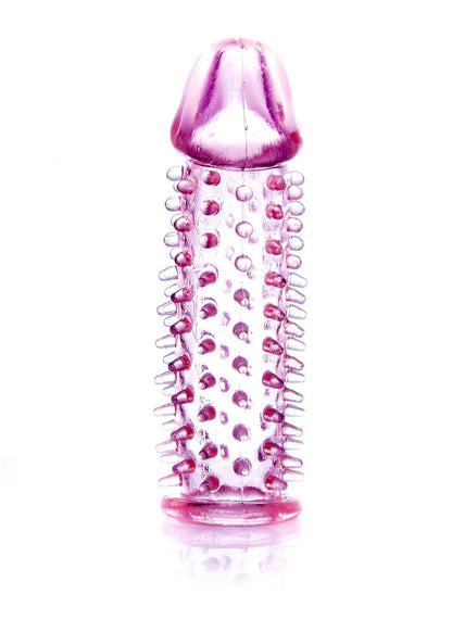 Bossoftoys - 67-00007 - Penis extender - flexibel Gel - Penis Sleeve Pink- Lenght 11,8 cm - clear box