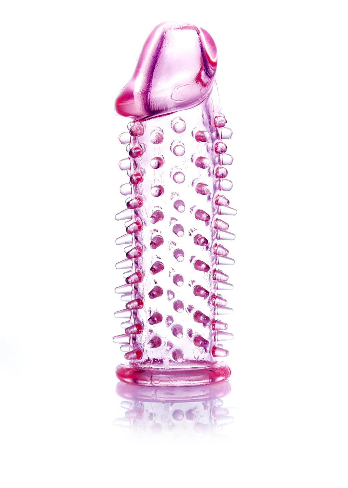 Bossoftoys - 67-00007 - Penis extender - flexible Gel - Penis Sleeve Pink - Lenght 11.8 cm - clear box