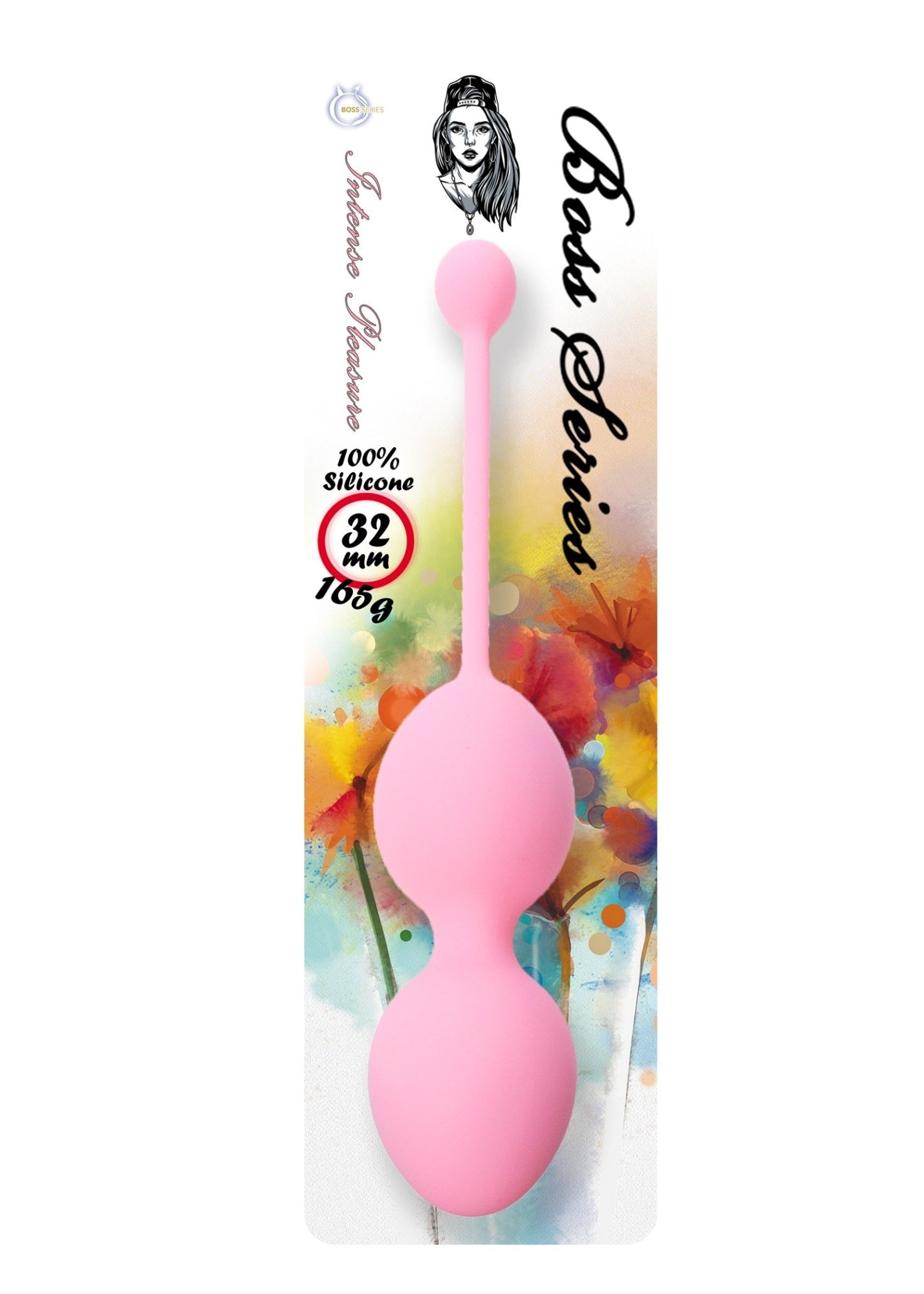 Bossoftoys - 75-00011 - Silicone Kegel Balls - length 16.5 cm - width 32mm - 165g - Pink - strong blister