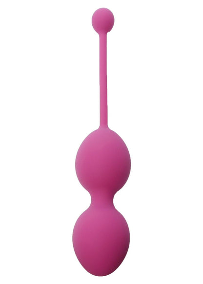 Bossoftoys - 75-00013 - Silicone Kegel Balls - length 16.5 cm - width 32mm - 20g - DarkPink - strong blister