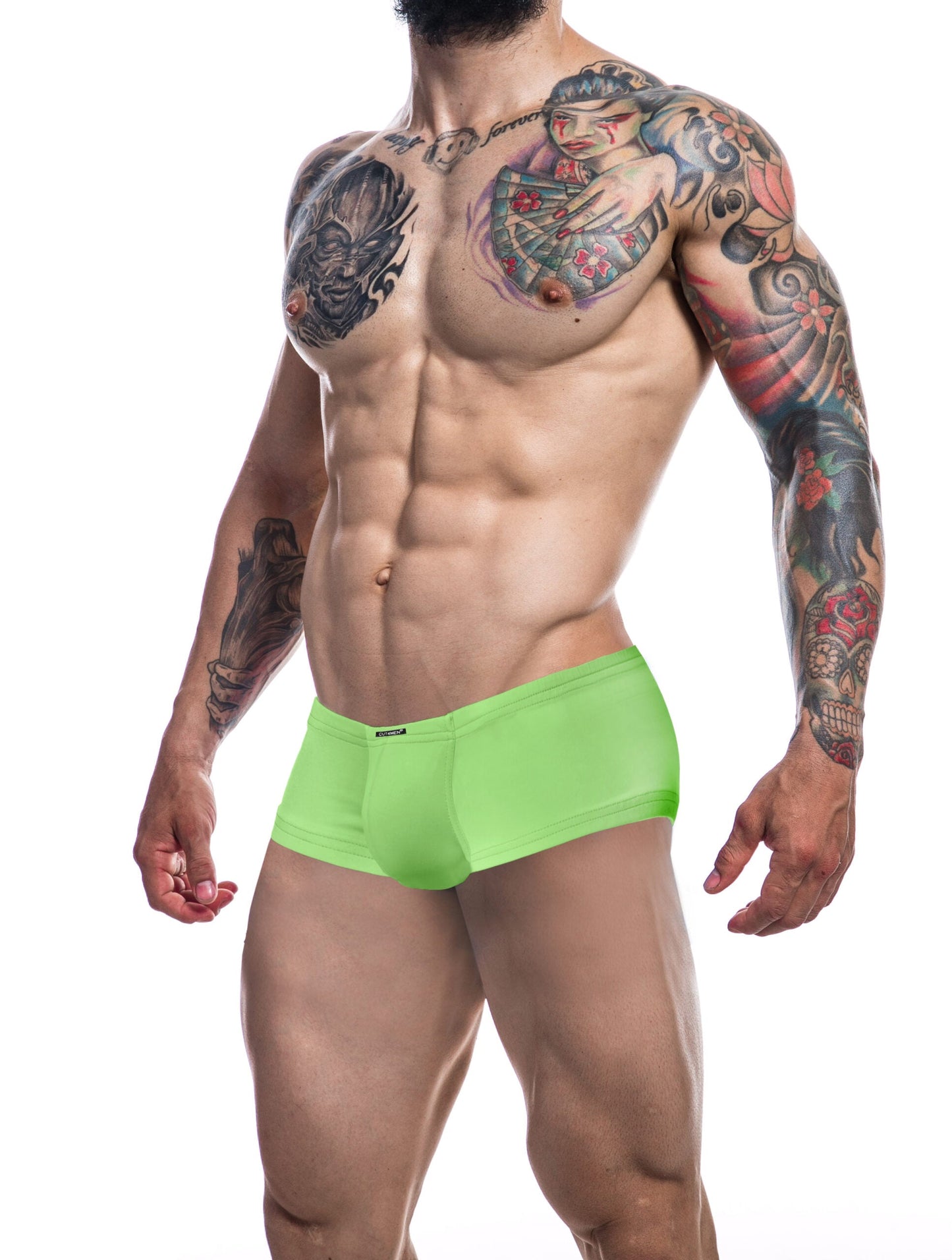 CUT4MEN - C4M10 - Body Short Men Underwear - 8 Pieces - 2 Colors - 4 Sizes - 1 Piece