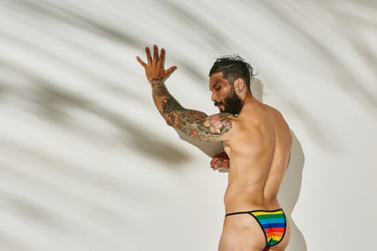 CUT4MEN - C4M12 - Briefkini Men Underwear - Rainbow - 4 Sizes - 1 Piece