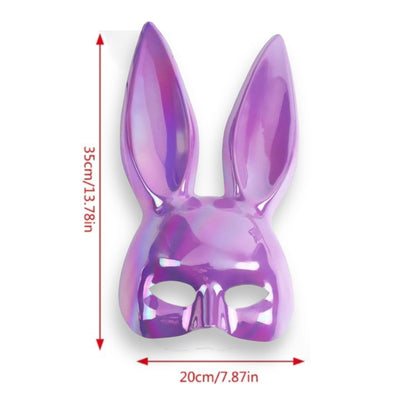 Bunny Mask - 5 Colors - PLASTIC PACKAGING ONLY