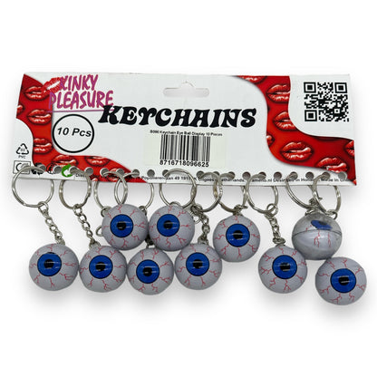 Keychain with Realistic Eyeball 