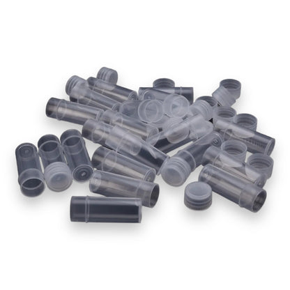 Plastic Test Tubes - 0.5 ml (20 Pieces) - Transparent 