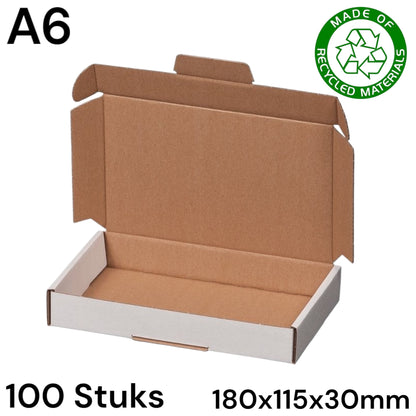 Recycled Letterbox Box 180 x 115 x 28 mm (A6) Bundle 100 pieces