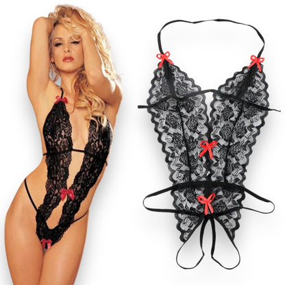 Erotic Lingerie Set Black 3 Sizes