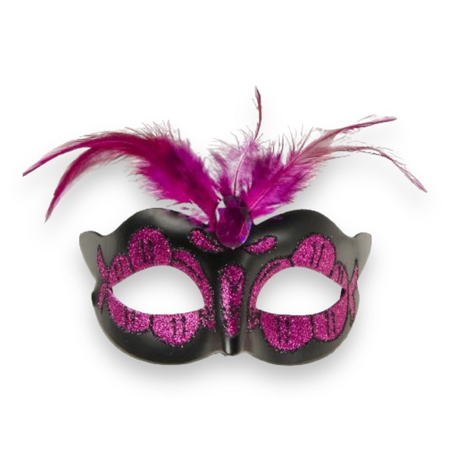 Power Escorts - BR248 - Luxury Venetian Love Mask With Diamond - 6 Colours