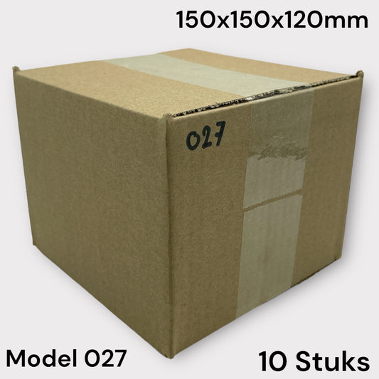 Shipping Box Brown Model 027 150x150x120mm 10 Pieces