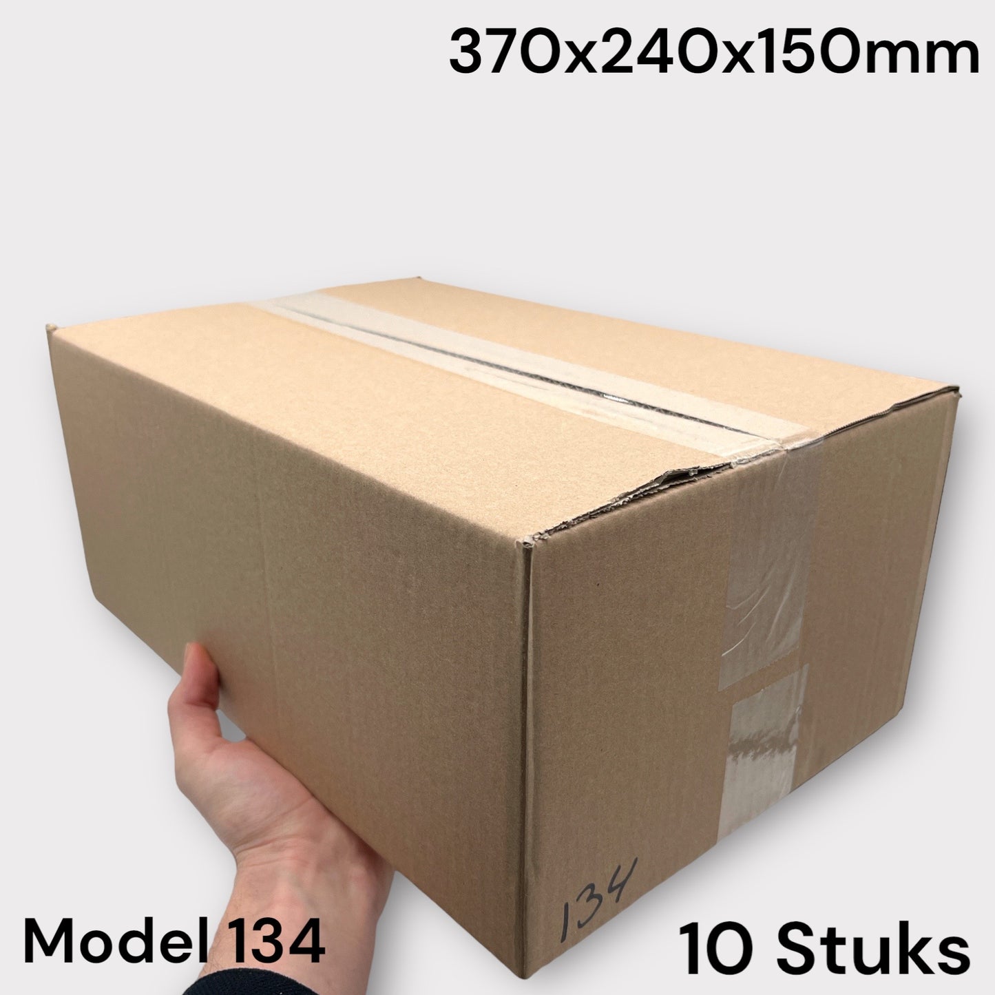 Shipping Box Brown Model 134 370x240x150mm 10 Pieces