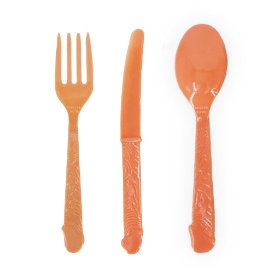 Cutlery Penis - 6 pieces - 3 Models