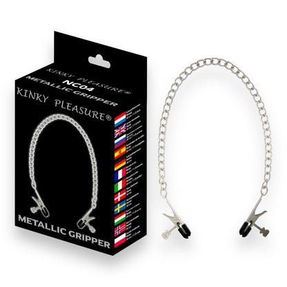 Kinky Pleasure - Nipple Clamps - 7 Models - All in Luxury Colorful Box - All Models 1x - 7 Pieces 