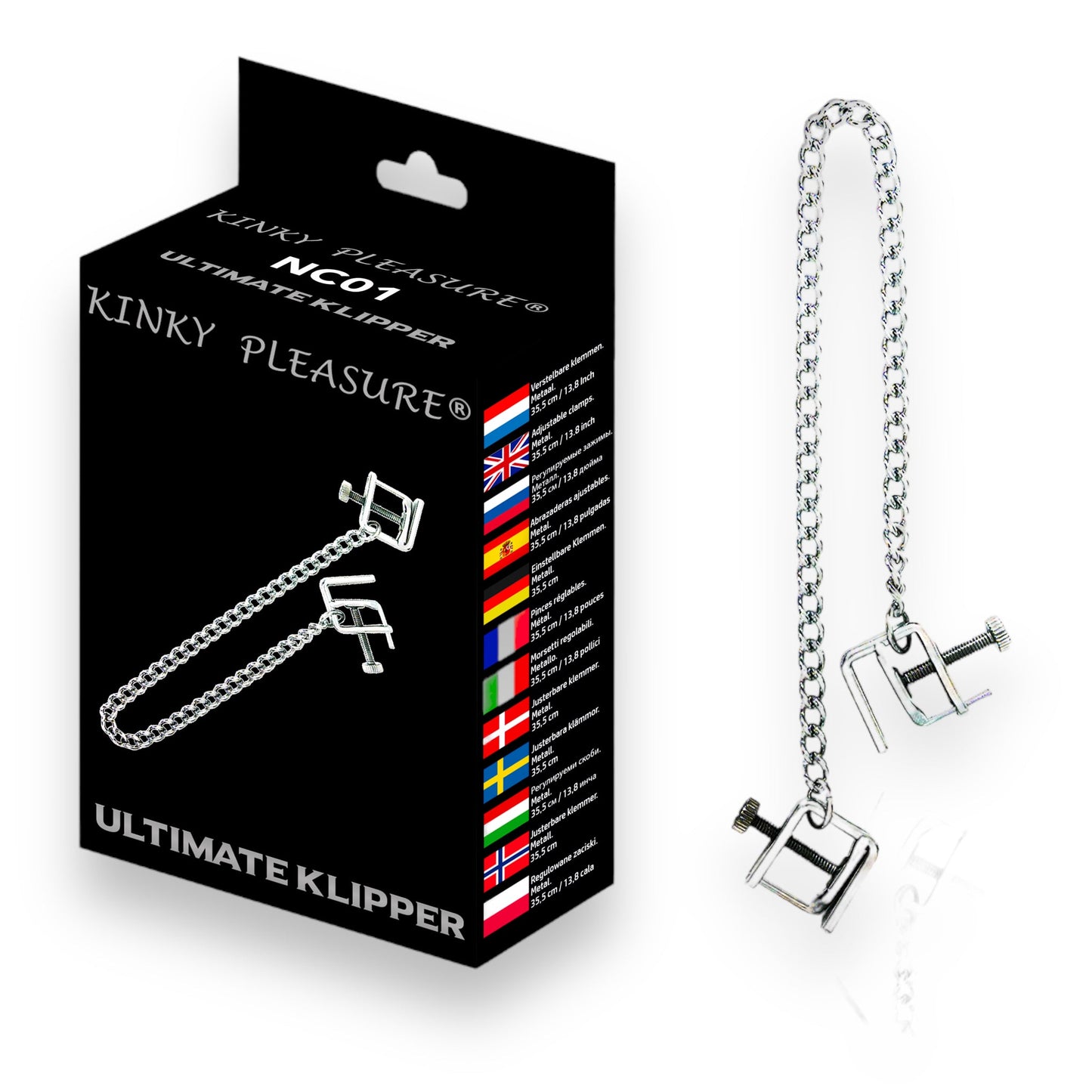 Ultimate Klipper - Kinky Clamps - Zware Versie - Nipple Clamps - Stijlvolle Kleurdoos