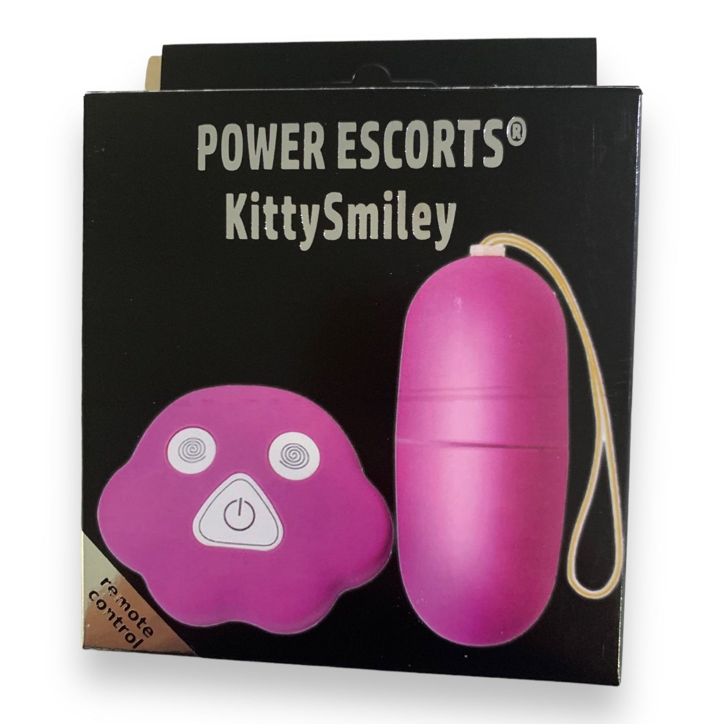 Power Escorts - BR166 - Kitty Smiley - Remote egg - 10 function - 2 Colors