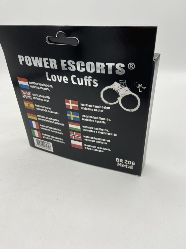 Power Escort Metal Hand cuffs - Love Cuffs - BR206 Metal