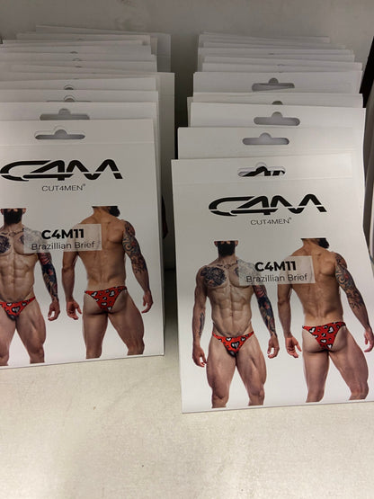 CUT4MEN - C4M11 - Brazilian Brief Men Underwear - 12 Pieces - 3 Colours - 4 Sizes - 1 Piece