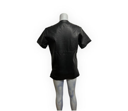 Fashion World - leather shirt with strings - Size XL - LL146