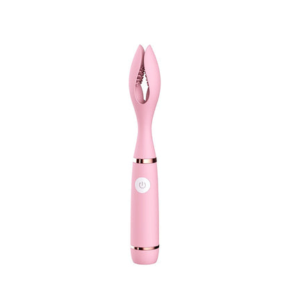 Power Escorts - BR164 - Couple Pleasure - Couple Vibrator - Rechargeable - Silicone - 19 × 2.75 CM - Pink