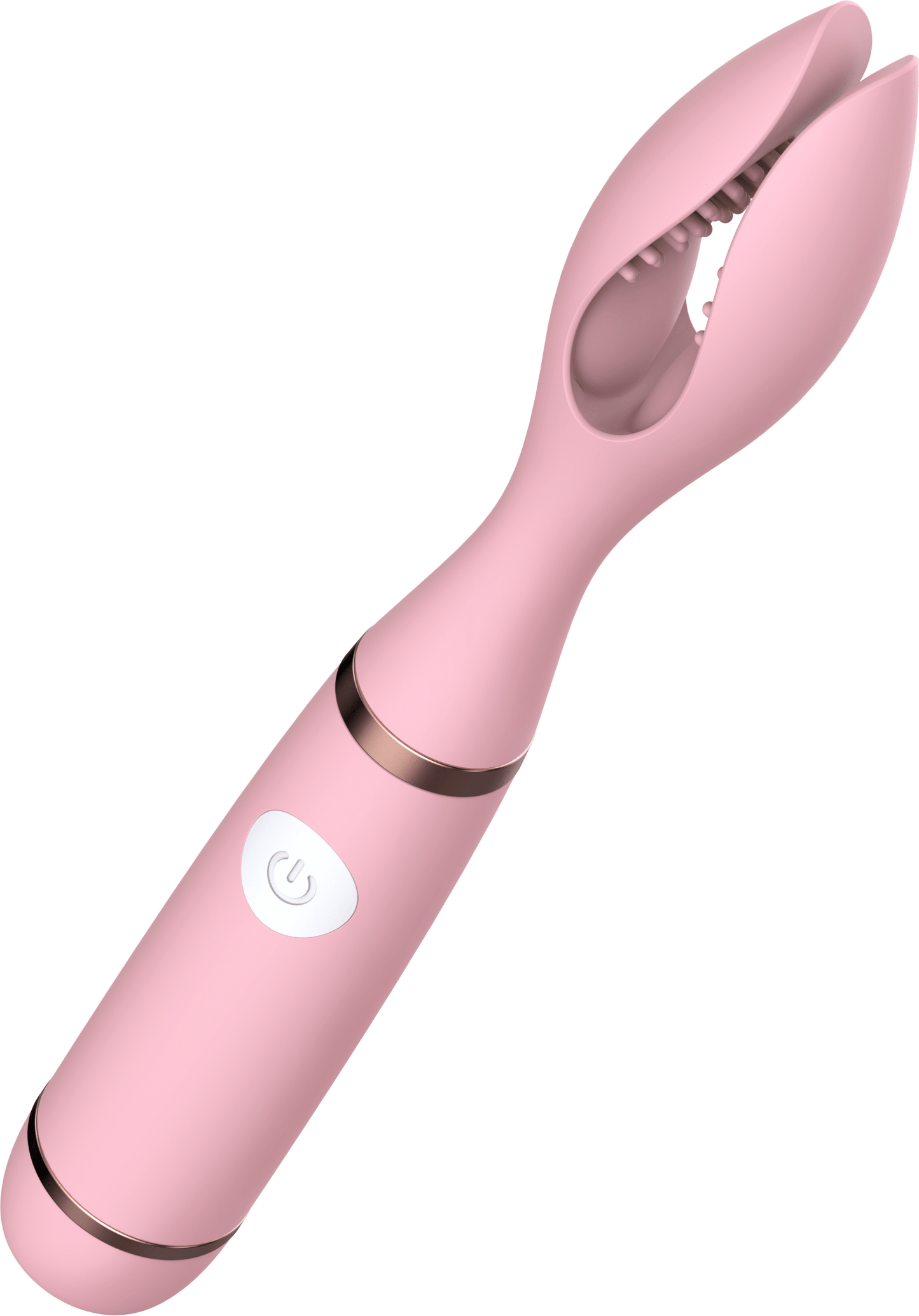 Power Escorts - BR164 - Couple Pleasure - Couple Vibrator - Rechargeable - Silicone - 19 × 2.75 CM - Pink