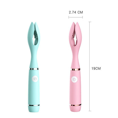 Power Escorts - BR164 - Couple Pleasure - Couple Vibrator - Rechargeable - Silicone - 19 × 2.75 CM - Pink