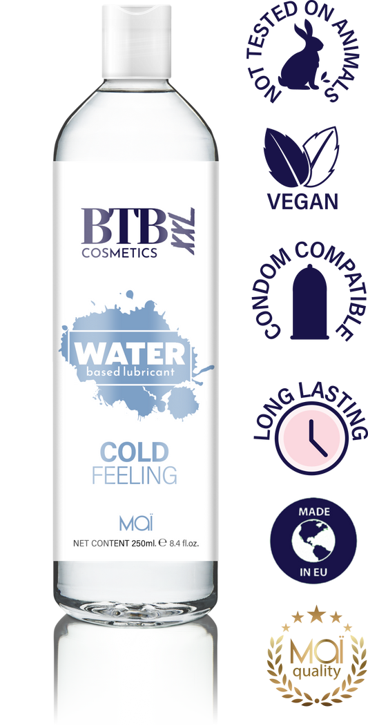 BTB Cosmetics Vegan Cool Feeling Water Based Lubricant XL 250 ML - LT2414