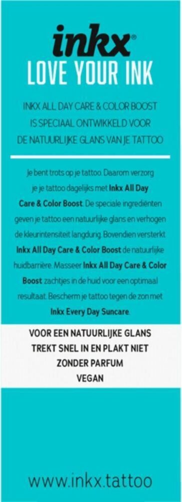 Ink'd Tattoo 4 Pack Total Care - All Day Creme & Color Boost / Sun Care /Body Oil / Moisturiser