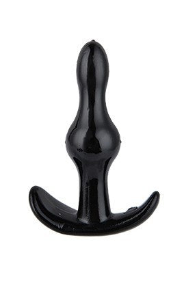 Power Escorts - BR276 - Rocket Anchor Plug - 8.5 CM - Anal Plug - Black - flexible Buttplug - ideal size - attractive Color box