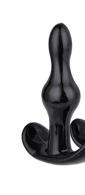 Power Escorts - BR276 - Rocket Anchor Plug - 8.5 CM - Anal Plug - Black - flexible Buttplug - ideal size - attractive Color box