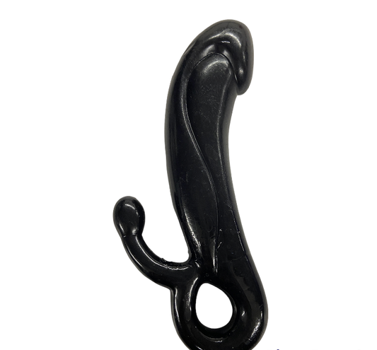 Design Anal Dildo Plug - Black - 17 cm / 6.7 Inch - Strong Blister 