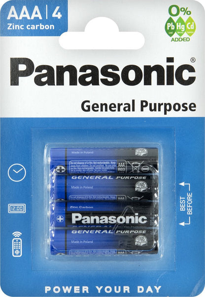 Panasonic AAA Zinc 4 pieces