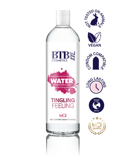 BTB Cosmetics Vegan Tingling Effect Based Lubricant 250 ML - LT2522 - Liquid Vibrator