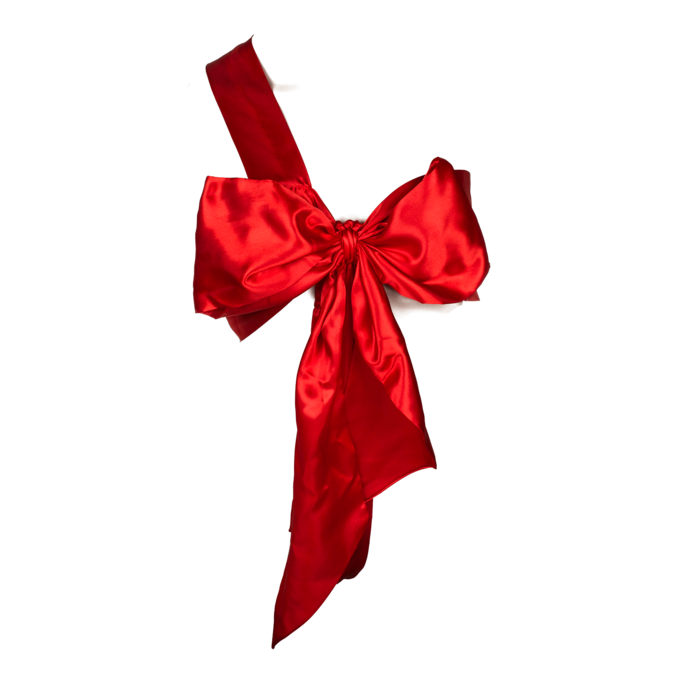 Sexy Red Bow for Women - 165/185 cm