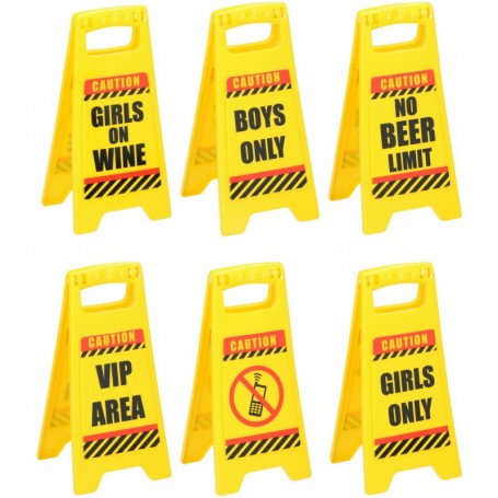 Warnings Signs 6 Models Approx. 25cm